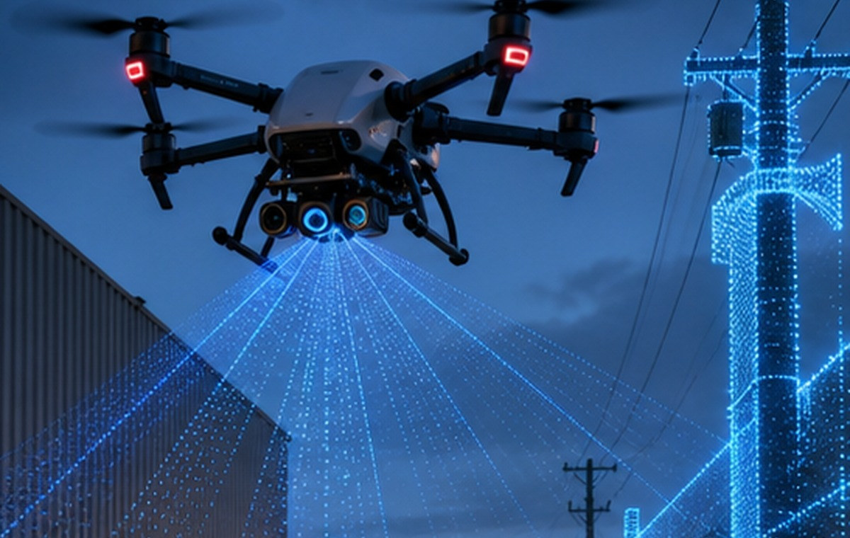 Commercial low-altitude platform sensing scene