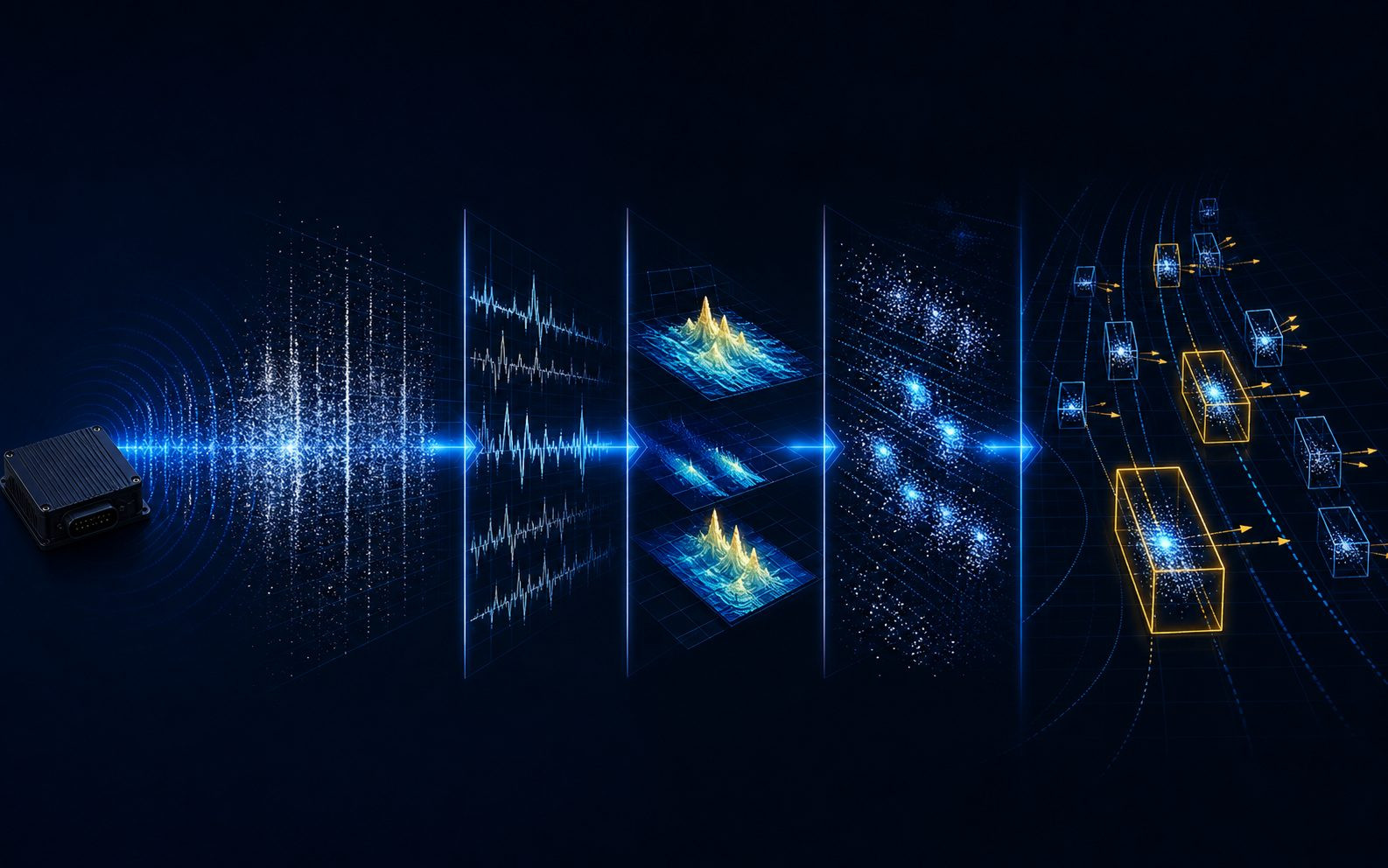 Radar signal evidence visualization