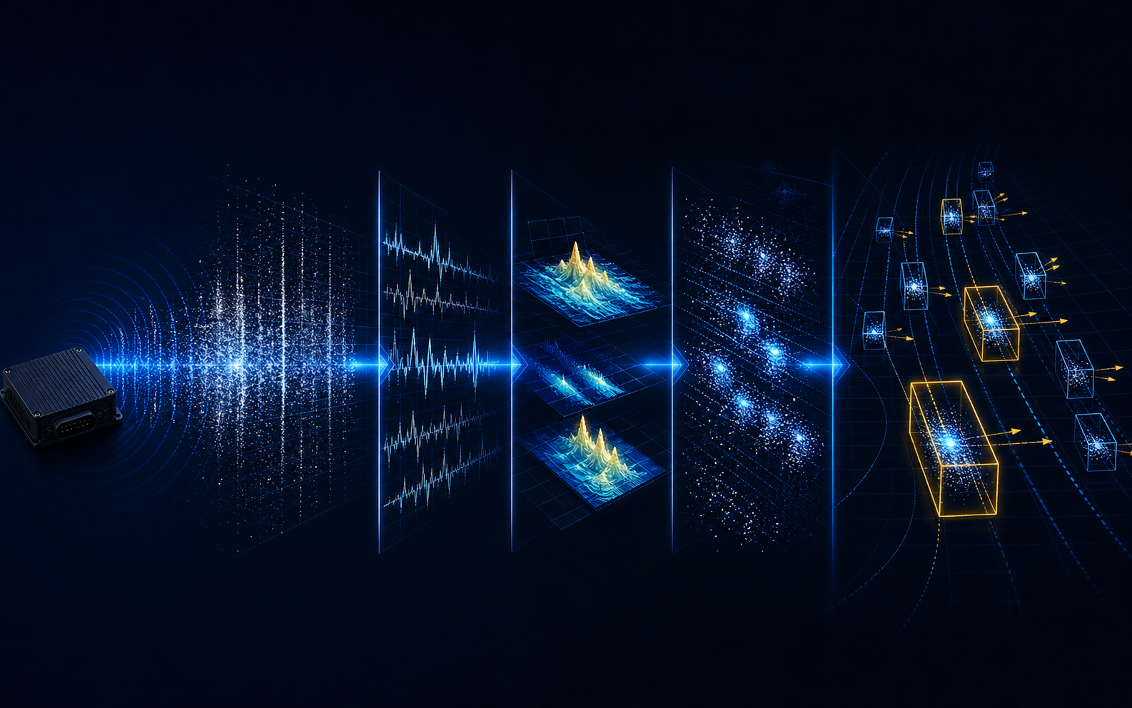 Radar signal evidence visualization