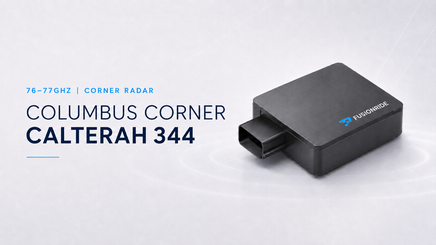 Columbus Corner Radar Calterah 344